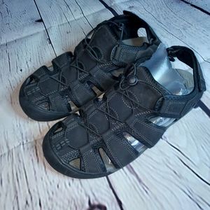 Khombu Active Sport Water Travis Sandals Black Mens Size 11